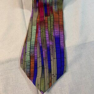 Stonehenge Molecular Expressions Mens Tie Short Strands Under Microscope Pattern